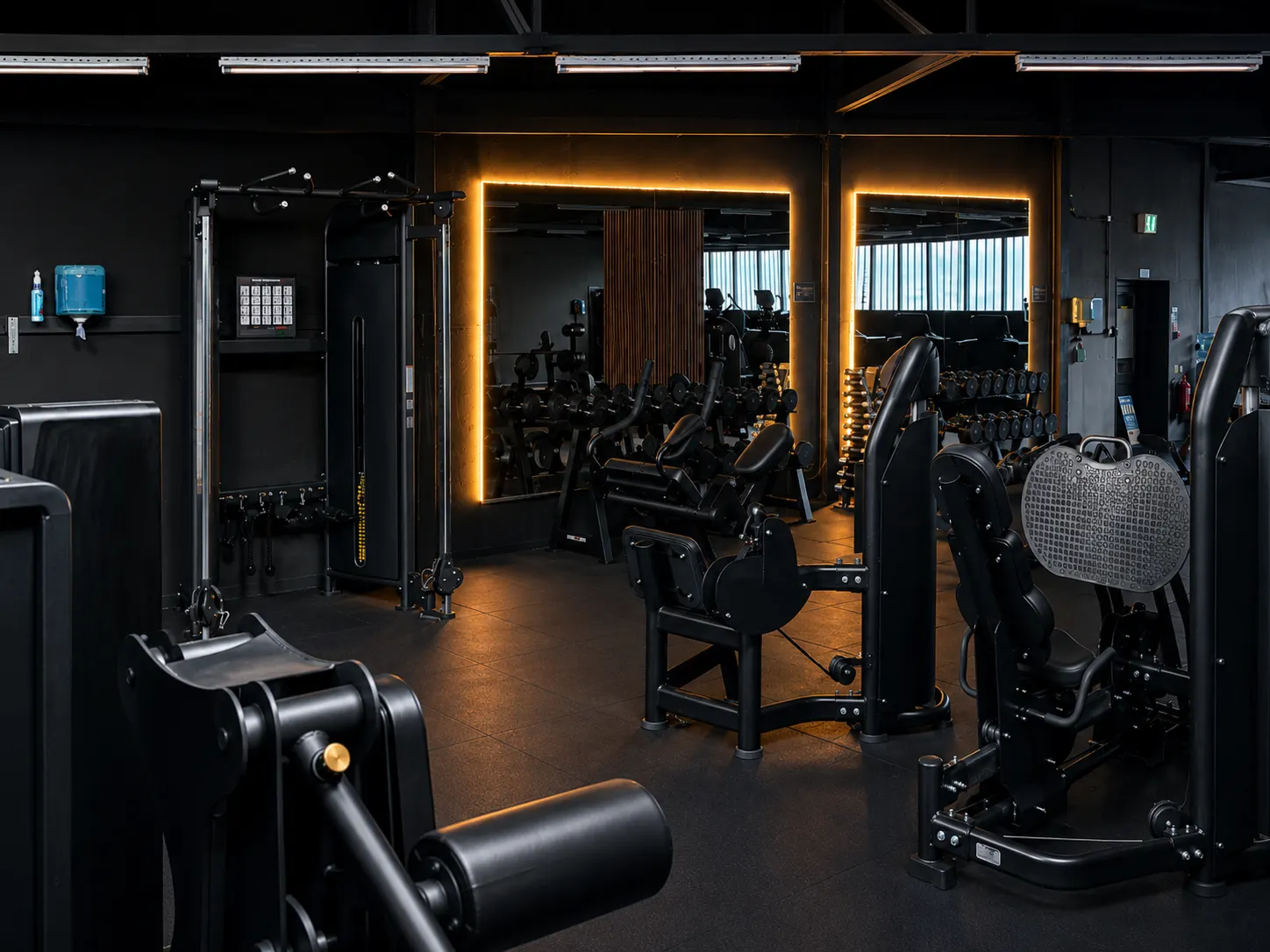 Resistance machines on the BodyFit training floor